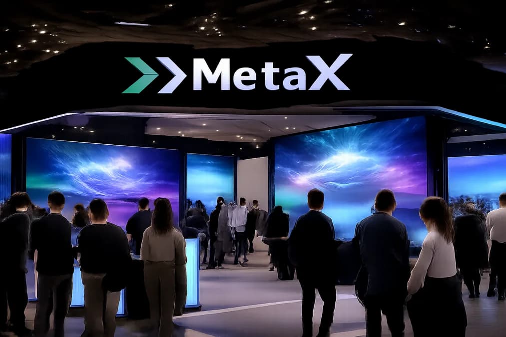 MetaX company logo: MetaX Incar Bursa Hong Kong Usai Lonjakan 564% Pasca-IPO Shanghai