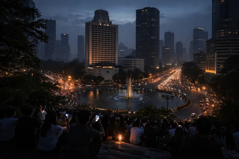 Jakarta Gelap Sejam, Emisi Turun: Jakarta Gelap Sejam, Emisi Turun 60 Ton: Apa yang Terlewat dari Hitungannya?