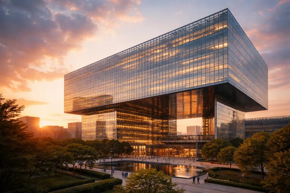 Naver headquarters building: Naver Raih 3 Juta Pengguna AI Tab dalam Sebulan