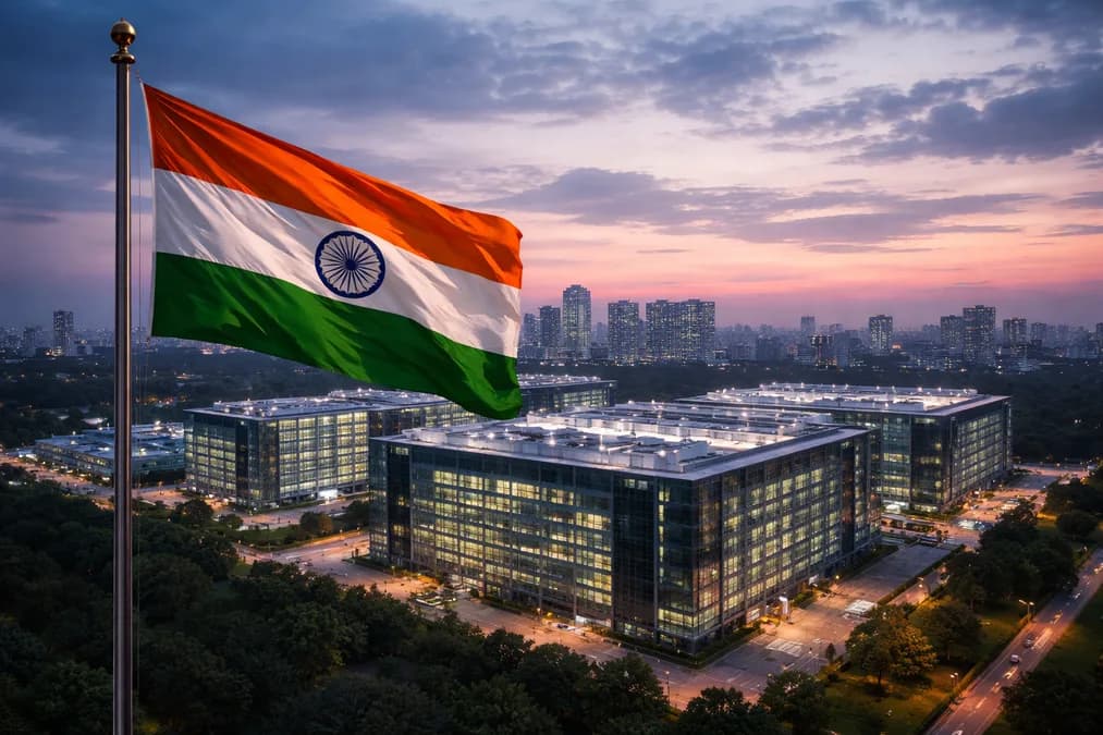 Indian flag: Data Center India Meledak: Apa yang Terjadi di Balik 8,3 GW?