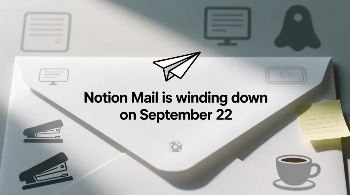 Notion Mail shutdown announcement: Notion Mail Ditutup: Apa yang Salah dengan Email Berbasis AI?