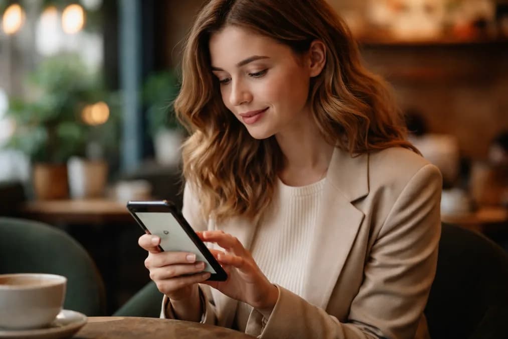 Woman reading on phone: Kindle App iOS Lebih Cerdas dari Kindle Fisik — Kenapa Perangkat Lama Tertinggal?
