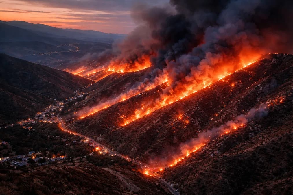 Wildfire on hillside: ChatGPT Jadi Saksi di Pengadilan Kebakaran Palisades