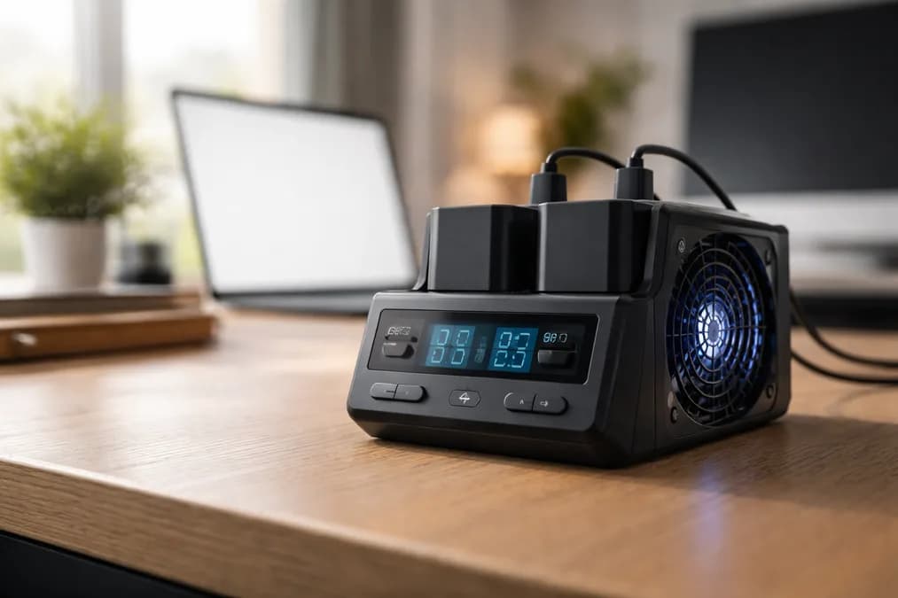 Kuxiu D5 wireless charger: Kuxiu D5: Charger Nirkabel dengan Kipas Aktif untuk Ponsel Panas