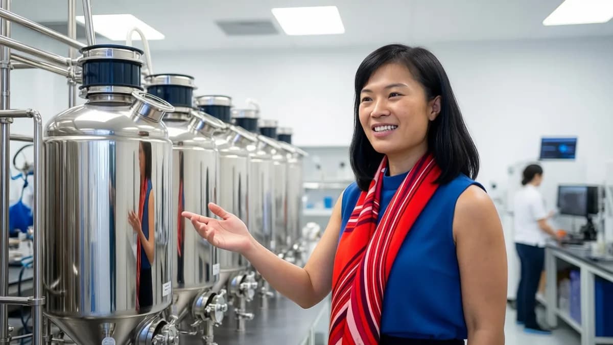 Woman in lab environment: TurtleTree Kumpulkan Modal untuk Produksi Laktiferin Tanpa Susu