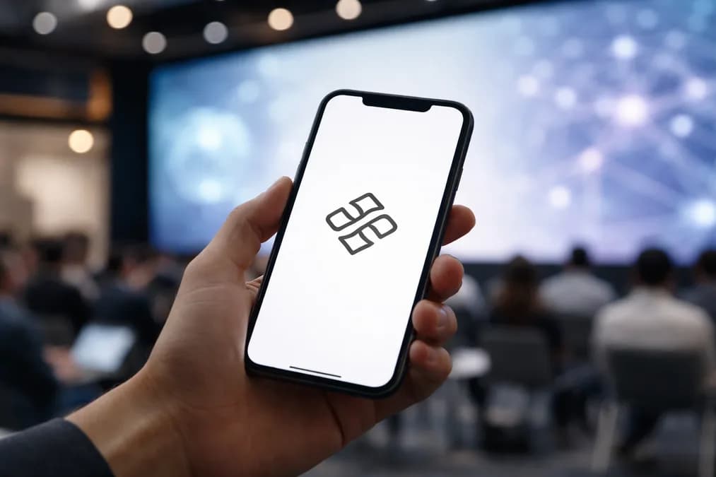 Anthropic logo on phone: LTM India Gandeng Anthropic untuk Dorong Claude di Dunia Rekayasa Perangkat Lunak