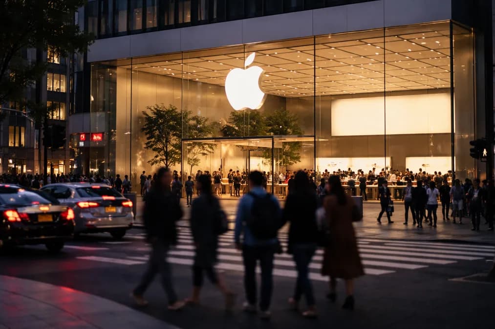Apple Store facade: Apple Buka Akses RCS dan Chip Pembayaran — Langkah Strategis atau Kompromi Terpaksa?