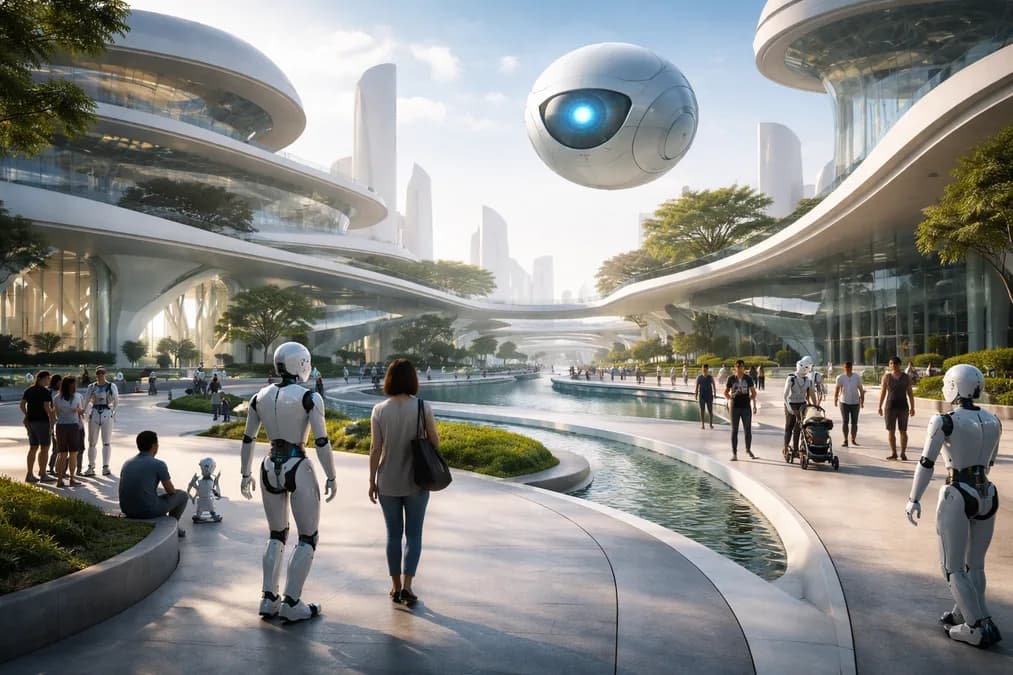 Futuristic AI-controlled utopia: Game Indie AI: Utopia Digital yang Dibangun di Atas Kode Kecil