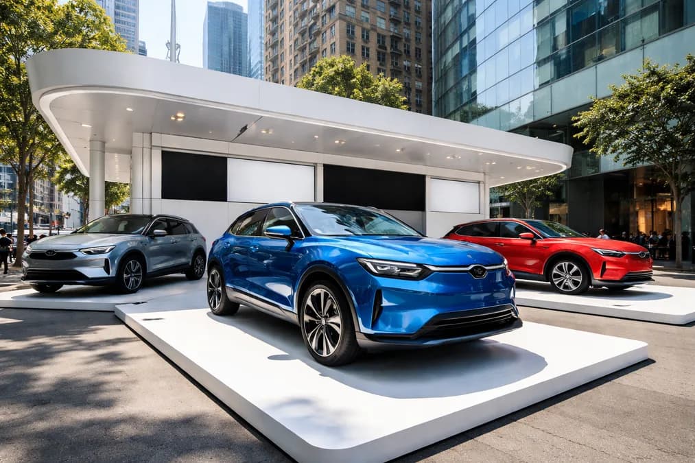 VinFast electric cars at dealership: VinFast Buka 20 Dealer Motor Listrik di Indonesia