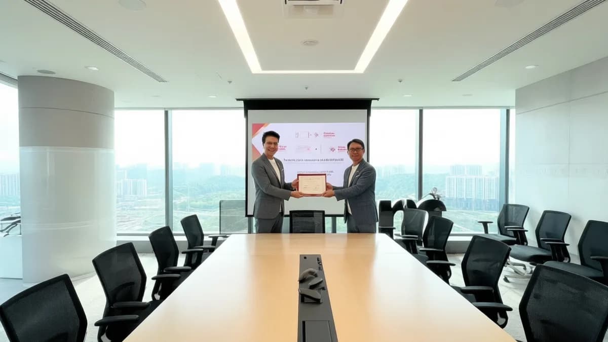 Business leaders at signing ceremony: Temus dan Startup Filipina: Apa Artinya untuk Pasar AI Indonesia?