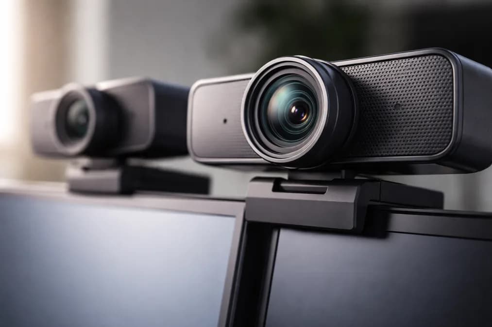 Webcams on display: Webcam AI 2026: Mana yang Benar-Benar Bisa Dipakai di Ruang Kerja Indonesia?