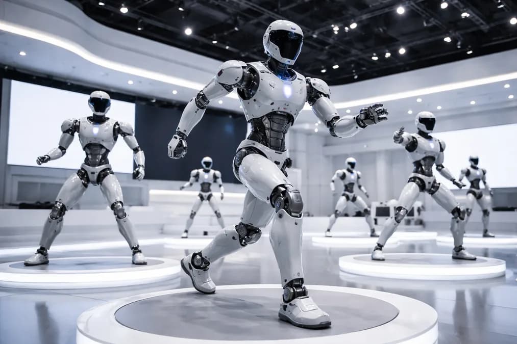 Humanoid robots on display: Unitree IPO Rp13,2 Triliun: Robot Anjing China yang Raup Laba Rp1,3 Triliun