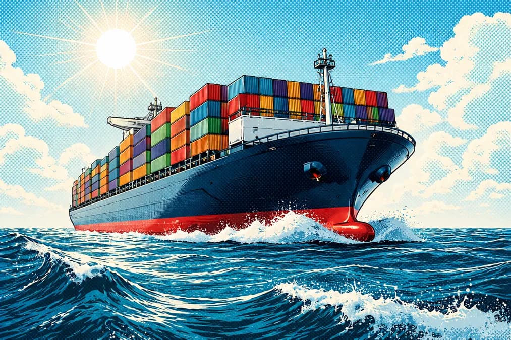 Cargo ship sailing: ShipLinker Ubah Cara Sewa Kapal Global Tanpa Komisi