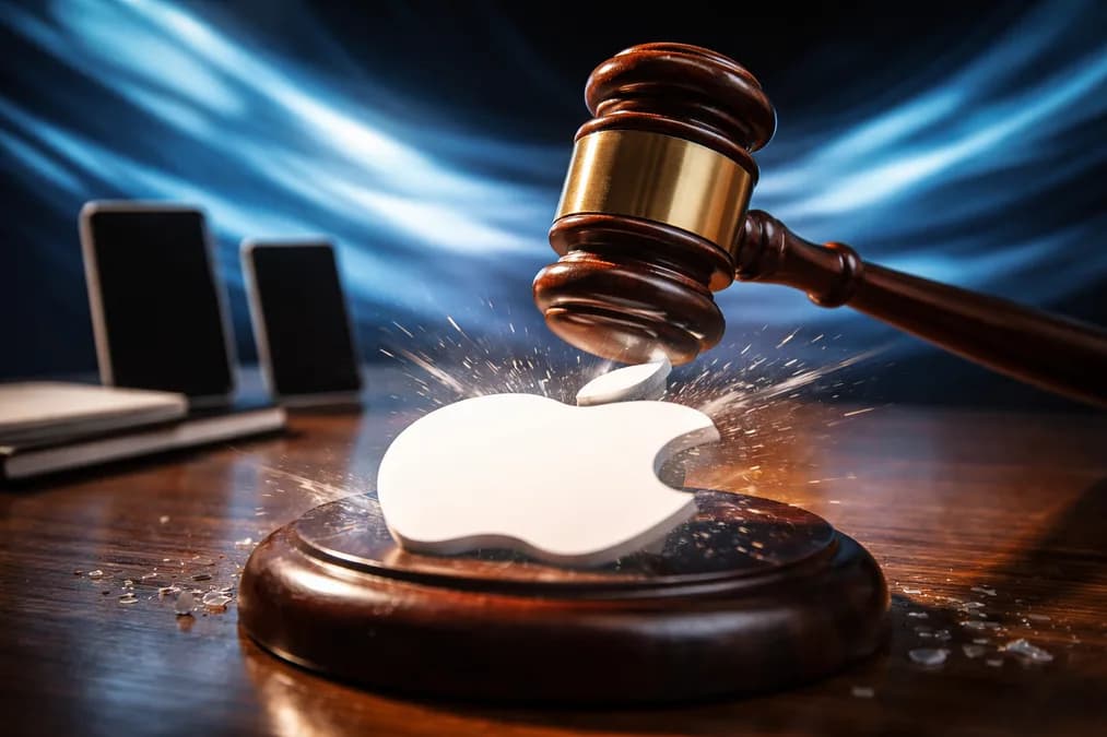 Apple and legal gavel: Apple Minta Komisi dari Pembelian Luar App Store — Epic Menolak Keras
