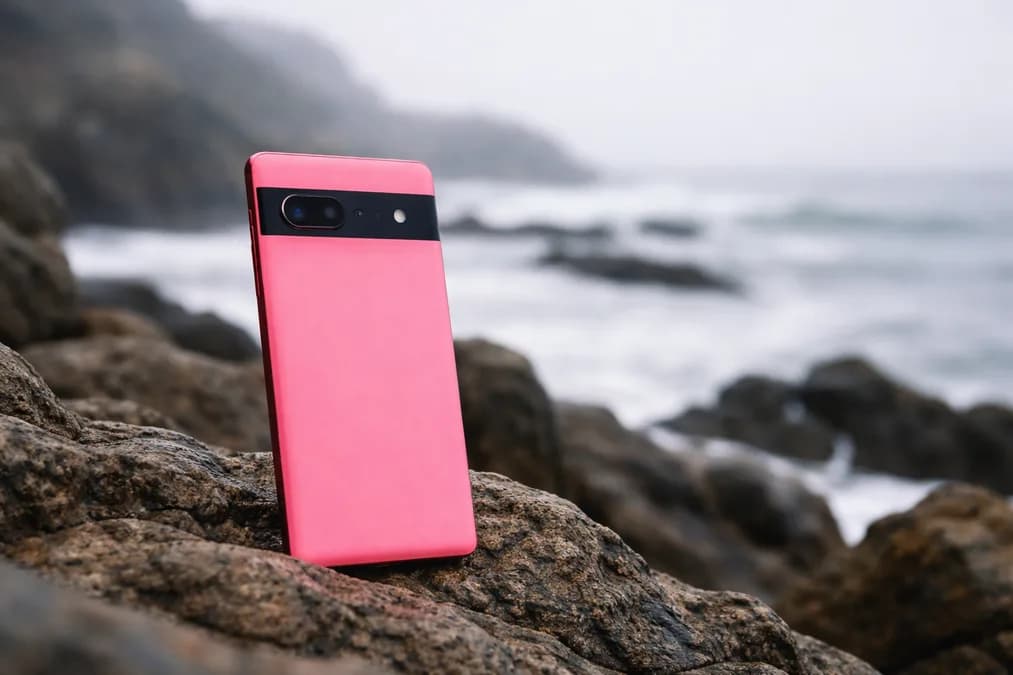 Pink Pixel phone on rocks: Pixel 11: Apa yang Berubah di Balik Desain yang Sama?