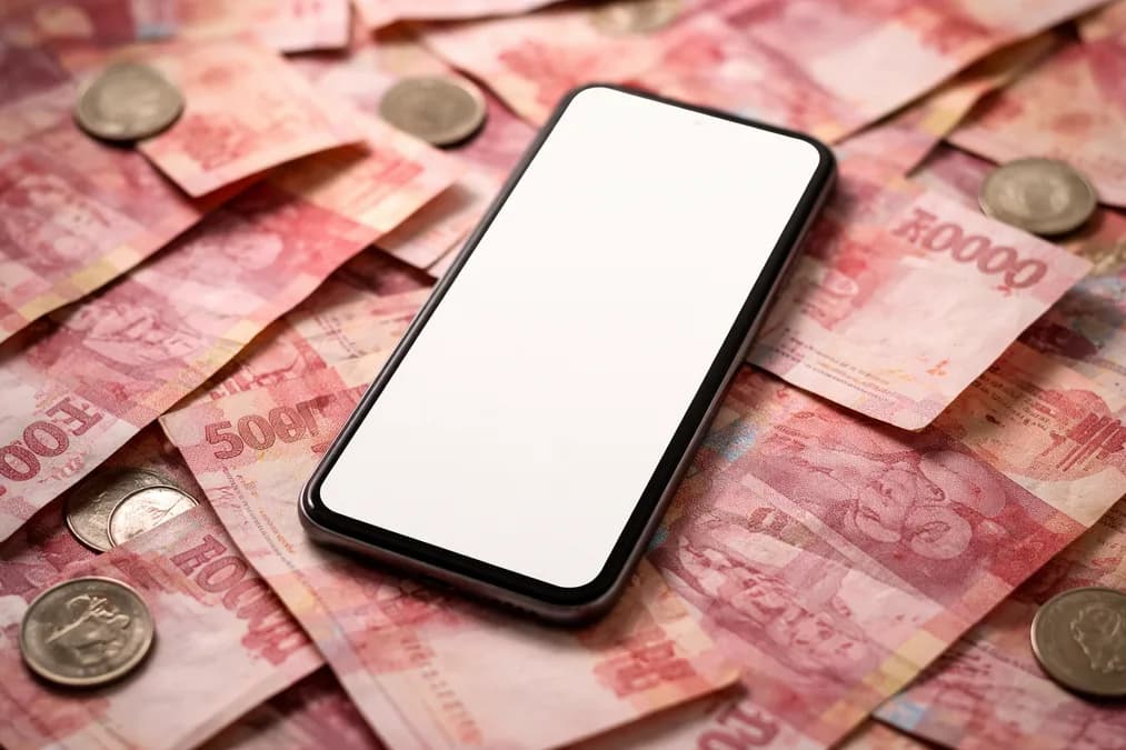 iPhone on money background: iPhone 4 Masih Bisa Ditukar di Apple — Tapi Apa Nilainya di Indonesia?