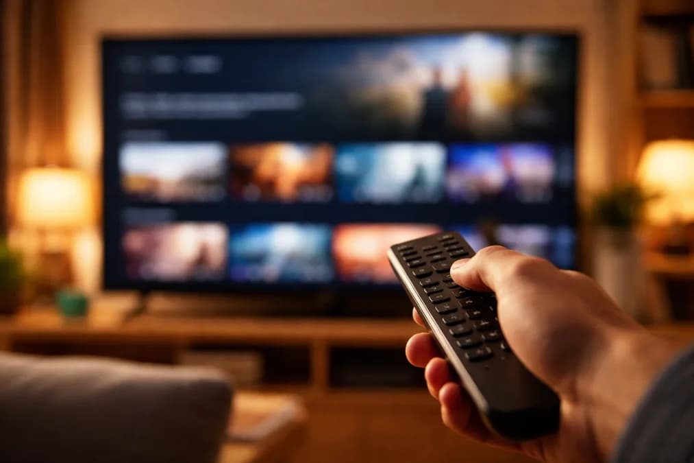 Remote control and TV screen: Apa Sebenarnya yang Terjadi Saat Video Di-Upgrade ke 4K?