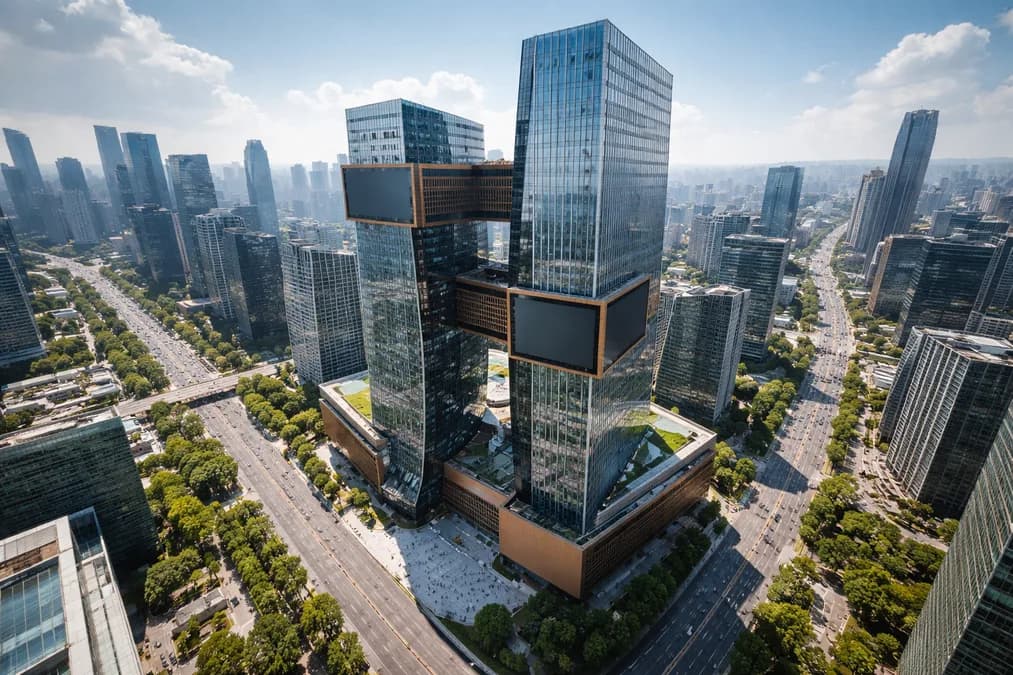 Tencent office building: Hy4 Preview Tencent: tidak hanya Model AI, tapi juga Alat Produksi untuk Developer Lokal