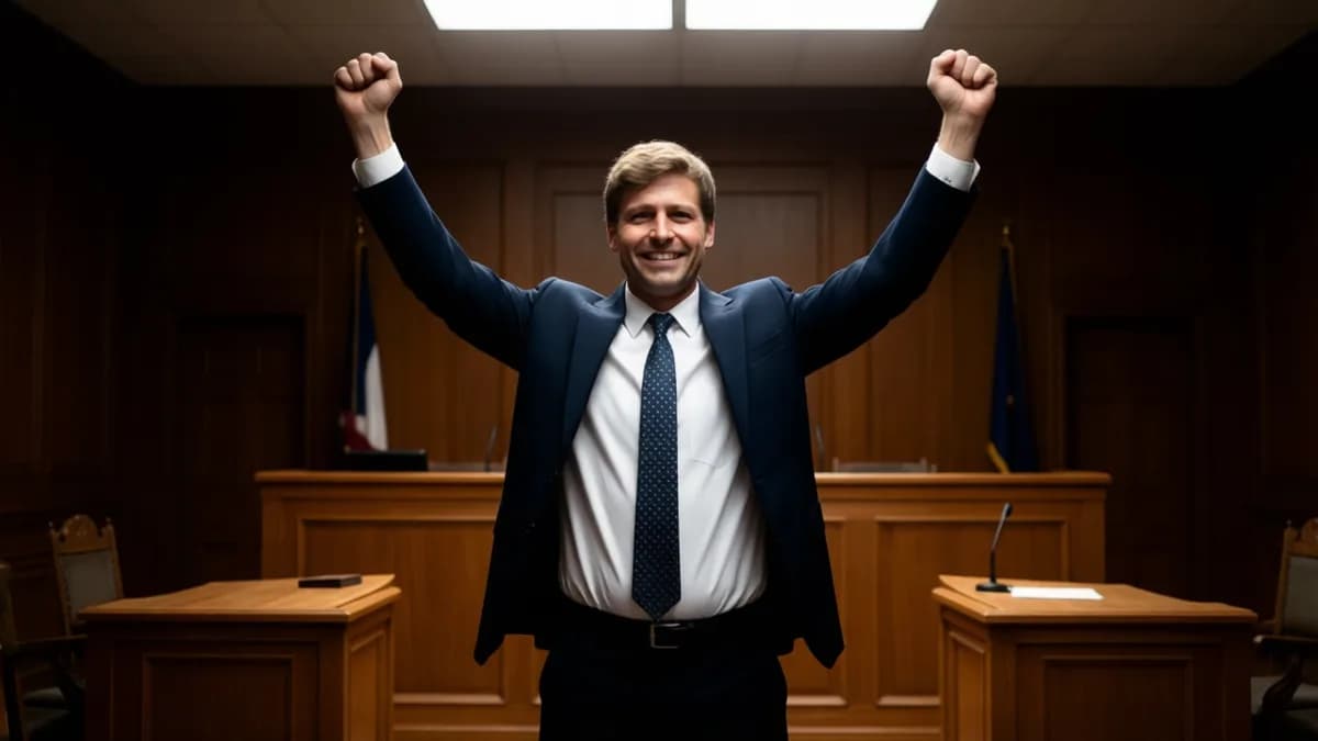 Two men celebrating victory: OpenAI dan Koordinasi Perlambatan AI: Ancaman Hukum atau Perlindungan Publik?