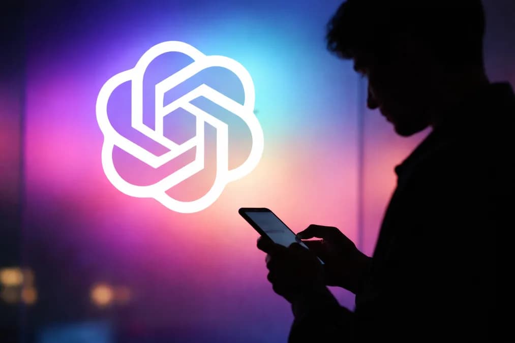 OpenAI logo with silhouette: OpenAI Mundur dari IPO 2026: Apa yang Berubah di Balik Janji 'Safety First'?