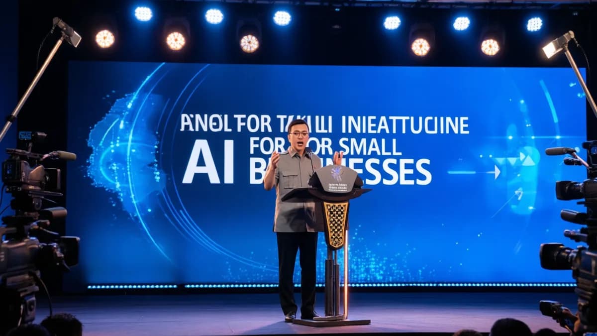 Speaker at AI program launch: Membedakan Foto dan Video AI: Tantangan Nyata di Era Deepfake Massal