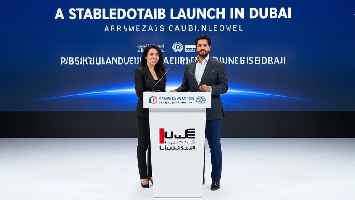 Business leaders shaking hands: Fasset Daftar Stablecoin Dirham di UAE — Apa Artinya untuk Rupiah?