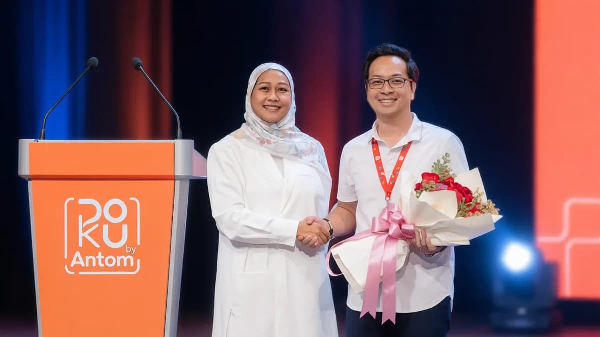 CEO handover ceremony: Doku Ganti CEO dan Rebranding di Bawah Antom