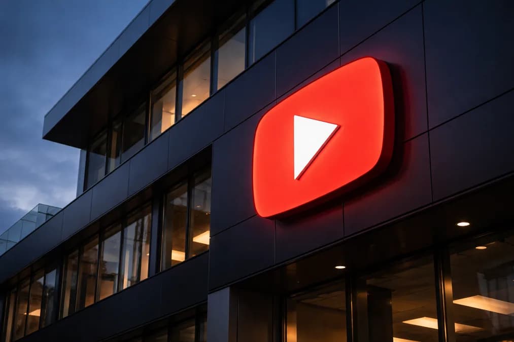 YouTube logo: YouTube Tak Lagi Penjaga Pintu Konten AI