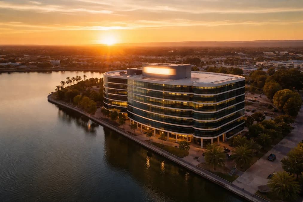 Oracle office building: Oracle Jepang Melonjak 7% Usai Pendapatan Cloud Naik 31,7%