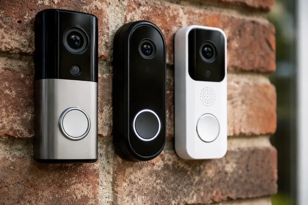 Smart doorbells on brick wall: Apakah Kamera Pintar Apple Bisa Mengalahkan Ring dan Nest di Indonesia?