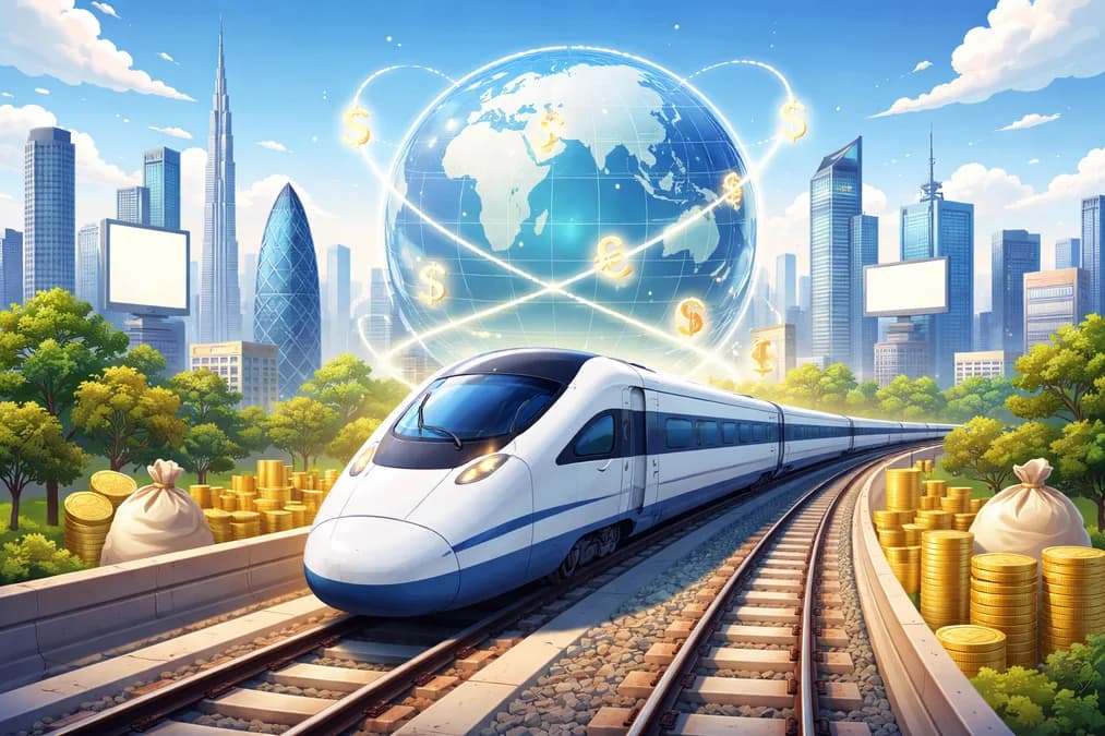 Train carrying money bag: Startup AI Global Raih Dana, Tapi Indonesia Masih di Jalur Samping