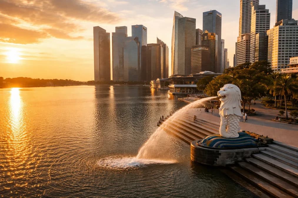 Merlion Statue Singapore: Dana Teknologi $50 Juta untuk Logistik Global