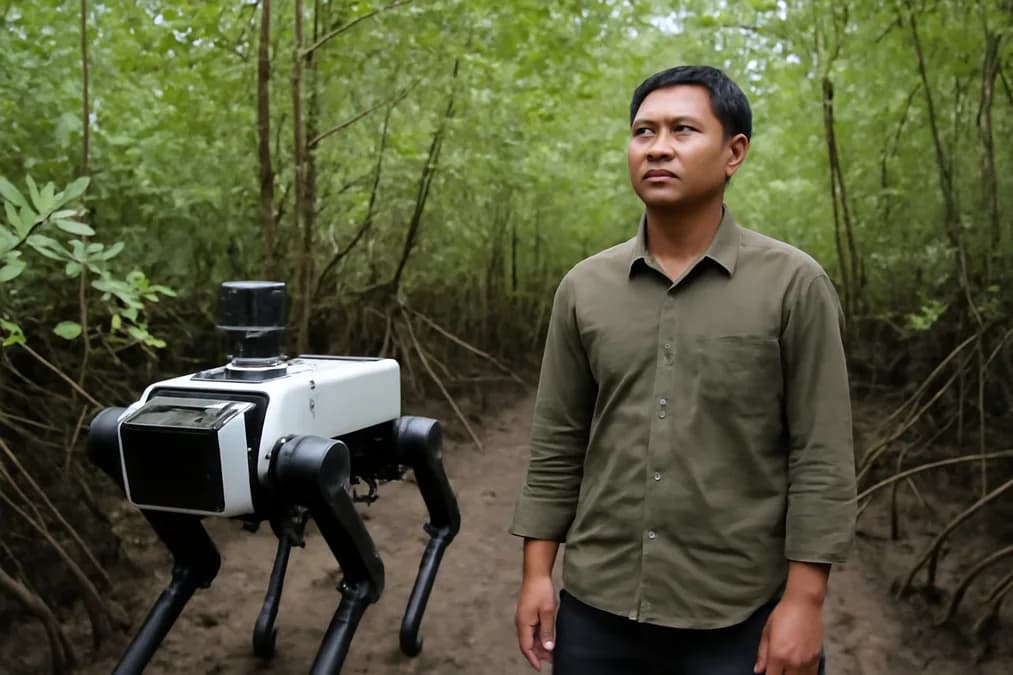 Mangrove Bengkalis Jadi 'AI Lab: Mangrove Bengkalis Jadi 'AI Lab Alam' untuk Transisi Hijau ASEAN