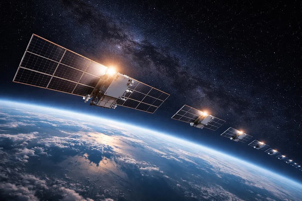 Starlink satellites in orbit: Starlink Melesat: 1.589 Satelit di Paruh Pertama 2026