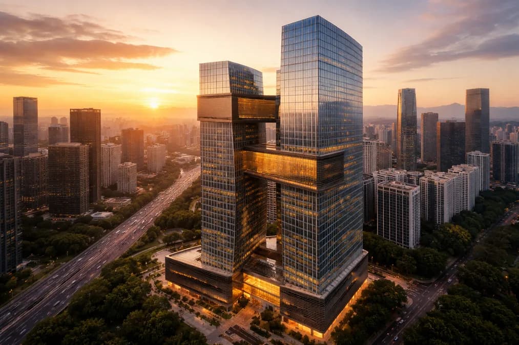 Tencent office building: Tencent Incar Kepemilikan Mayoritas di Manus Usai Meta Dipaksa Mundur