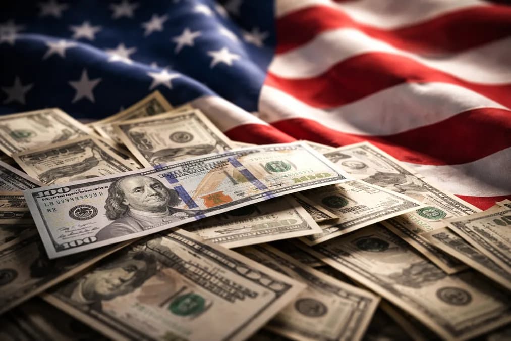 US dollars on American flag: Startup ASEAN Kumpulkan $7,25 Miliar — Tapi 20 Deal Kuasai Hampir Seluruh Dana